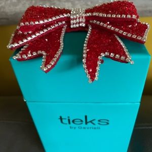 Empty Tieks box with bow. Shoes not included